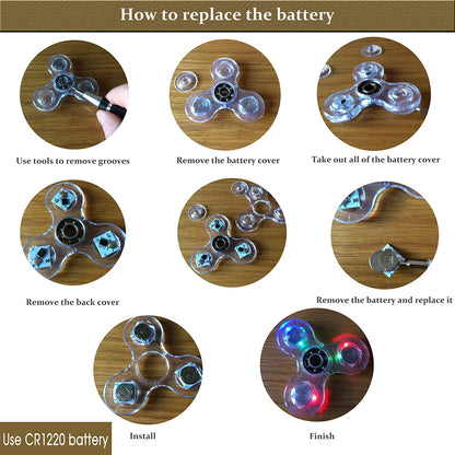 UBA™-LED Glow Fidget Spinner